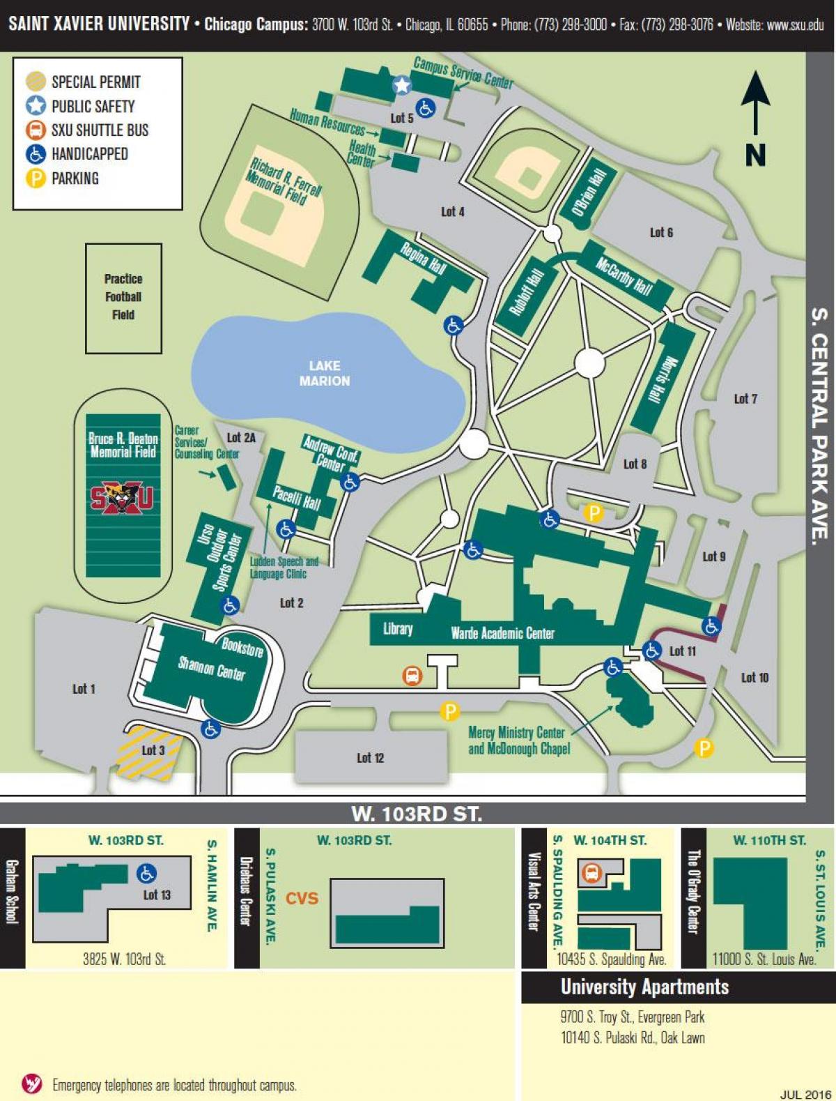 دانشگاه شیکاگو دانشگاه نقشه