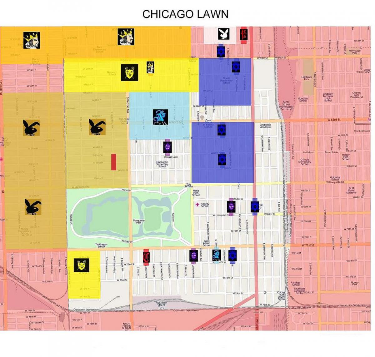 باند نقشه شیکاگو
